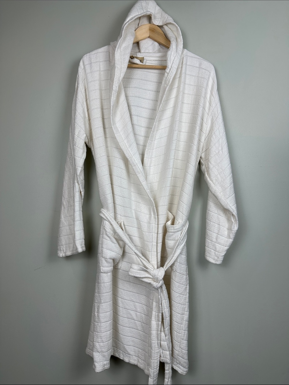 188. POKOLOKO turkish bamboo cotton robe spa hot tub comfy cozy luxurious